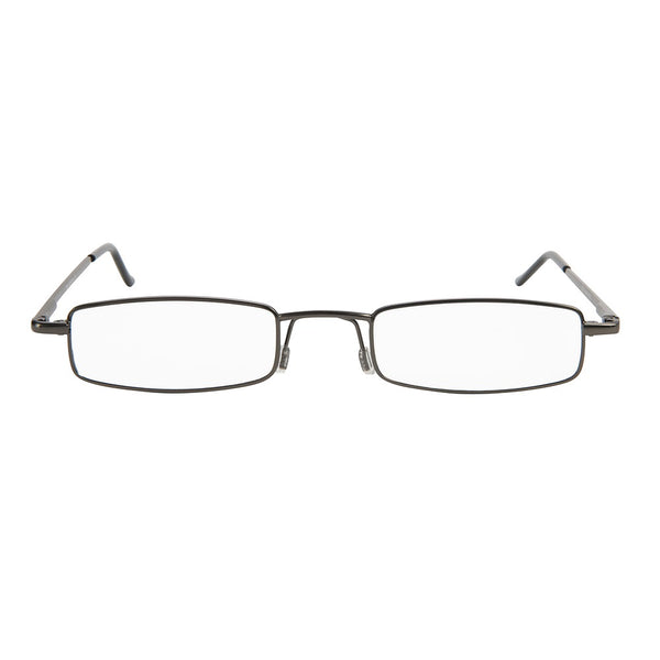 eye-line | slimline reading glasses with graphite metal tube case