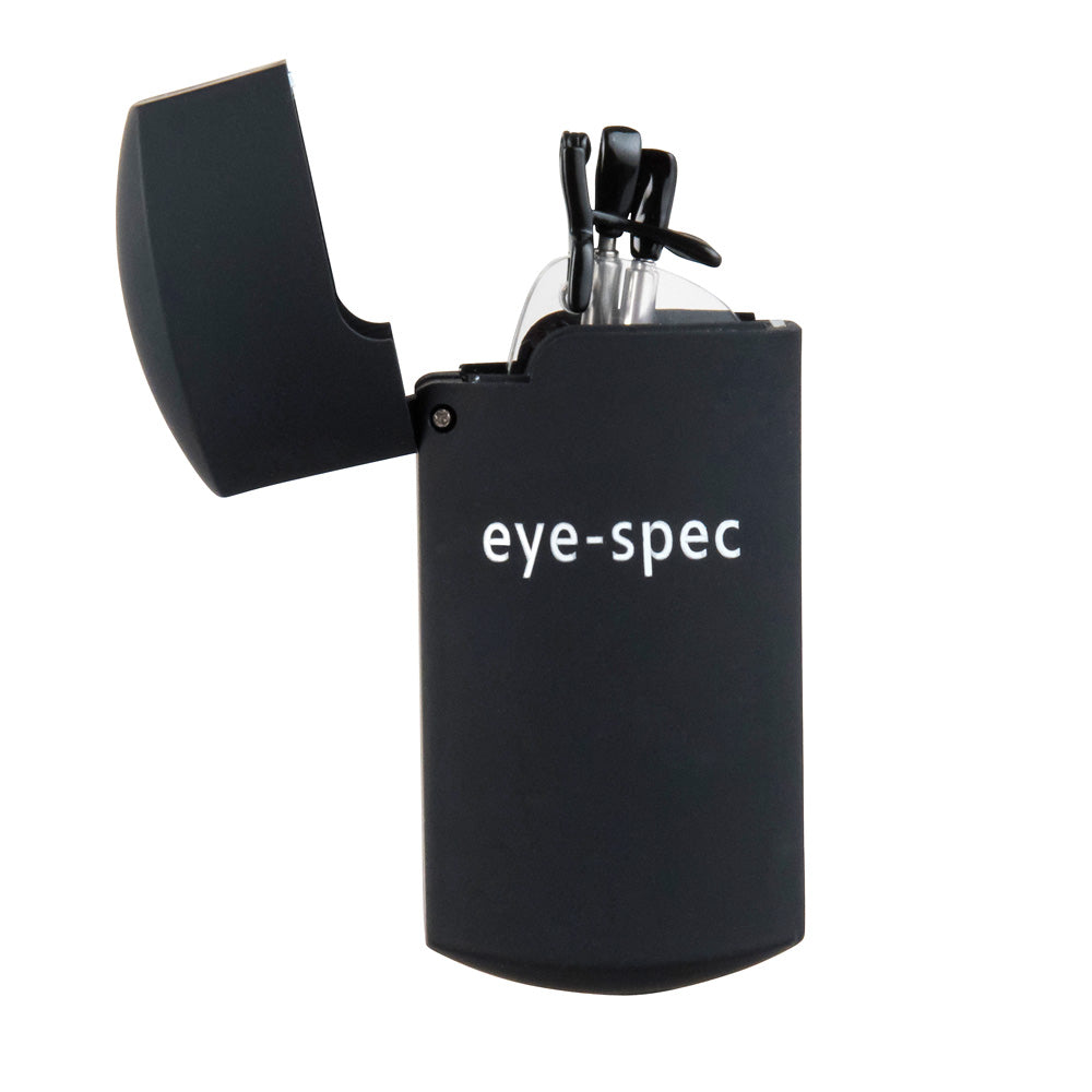 eyepocket rimless folding glasses with black mini case eyespec