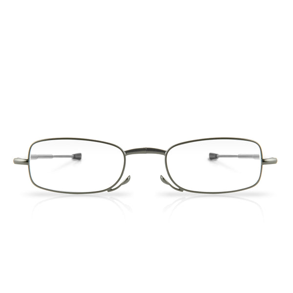eye-tech | smart folding reading glasses with compact orange case