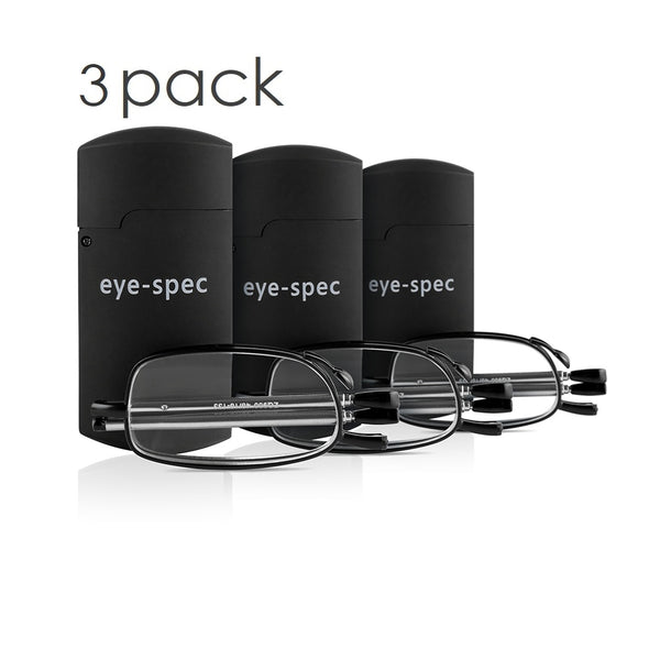 eye-tech trio (3 pairs) | handy folding glasses for the office, car and your pocket