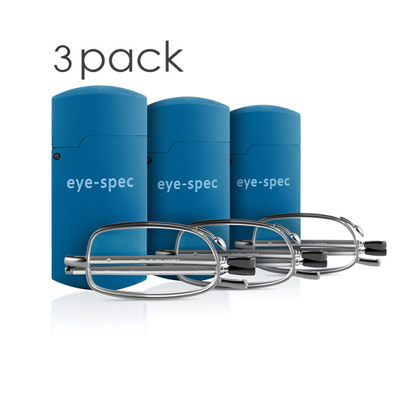 eye-tech trio (3 pairs) | handy folding glasses for the office, car and your pocket