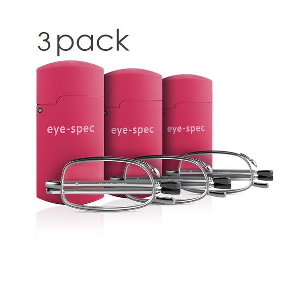 eye-tech trio (3 pairs) | handy folding glasses for the office, car and your pocket