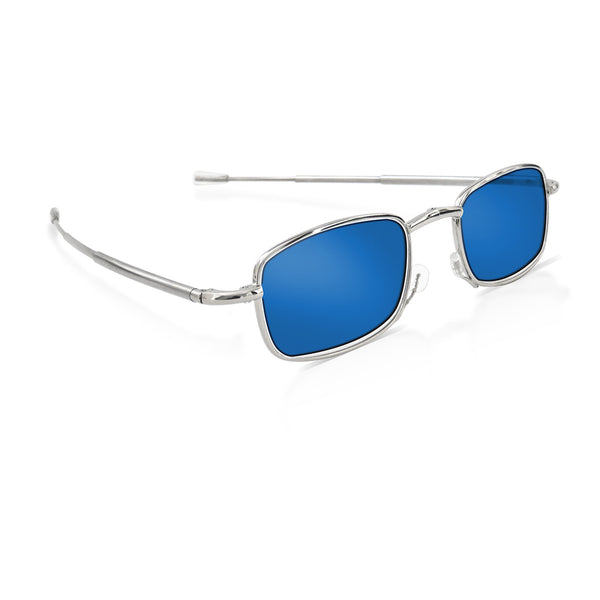 wright sun | polarised foldable sunglasses with leather travel case