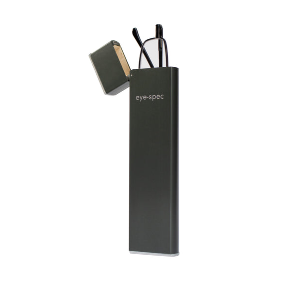 eye-slim | reading glasses in a slim metal case - modern frames with a super slim pocket-size protective case.