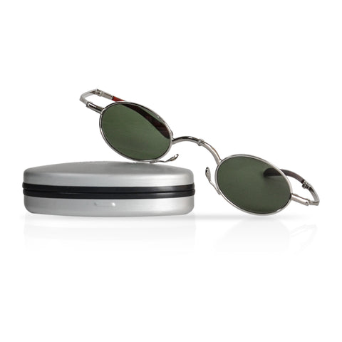 MySpex folding sunglasses with green lenses