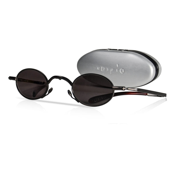 Stylish folding sunglasses with compact travel case,  from MySpex