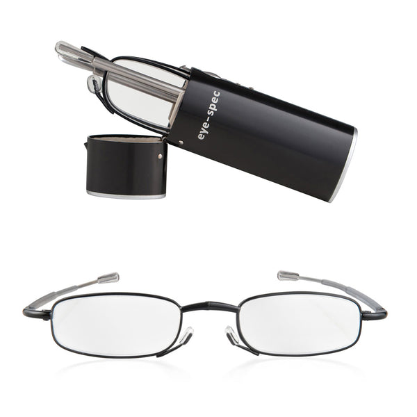 eye-spy | compact folding reading glasses with nifty black case