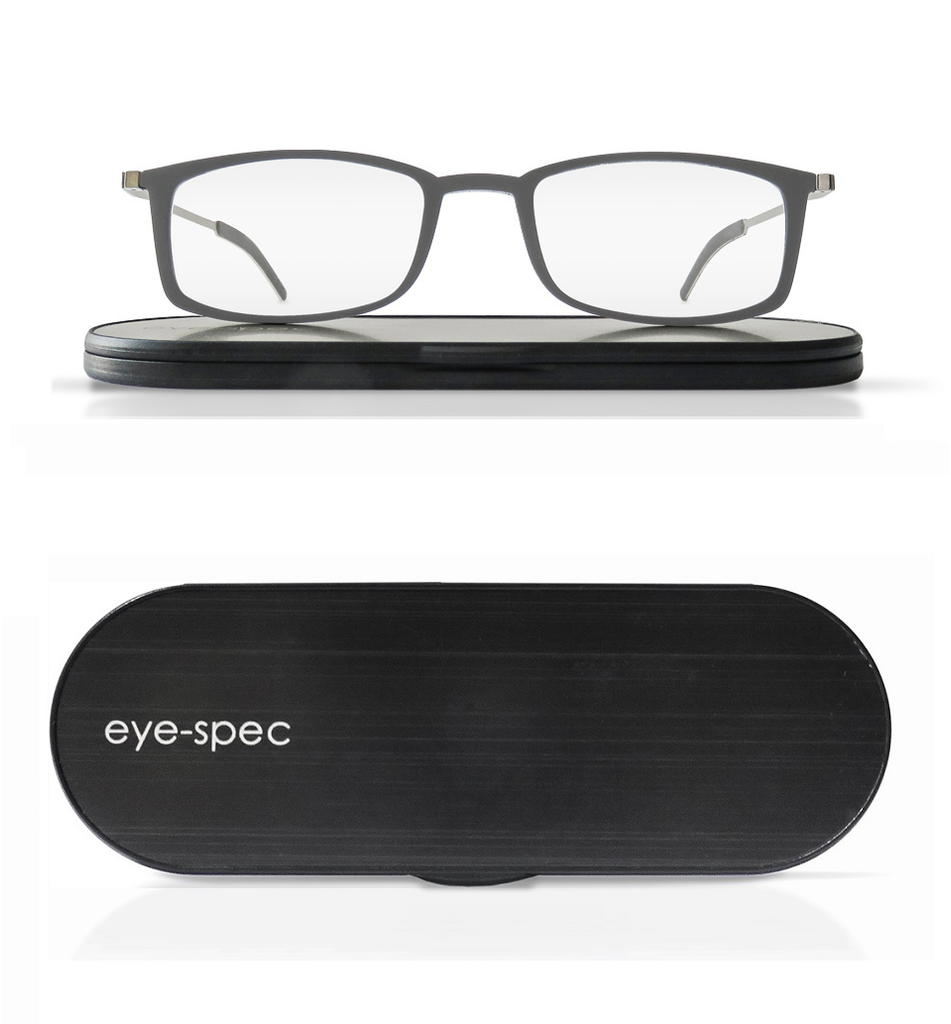 Skinny reading glasses with case sales